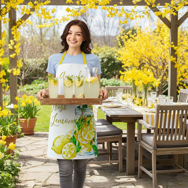 Lemonade  personalised apron (Creator Uploaded)