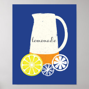 Lemonade Pitcher Poster Art