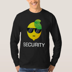 Lemonade Security Funny Lemonade Lemon Stand Crew T-Shirt