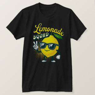 Lemonade Squad Fun Lemon Fruit Graphic Tee 