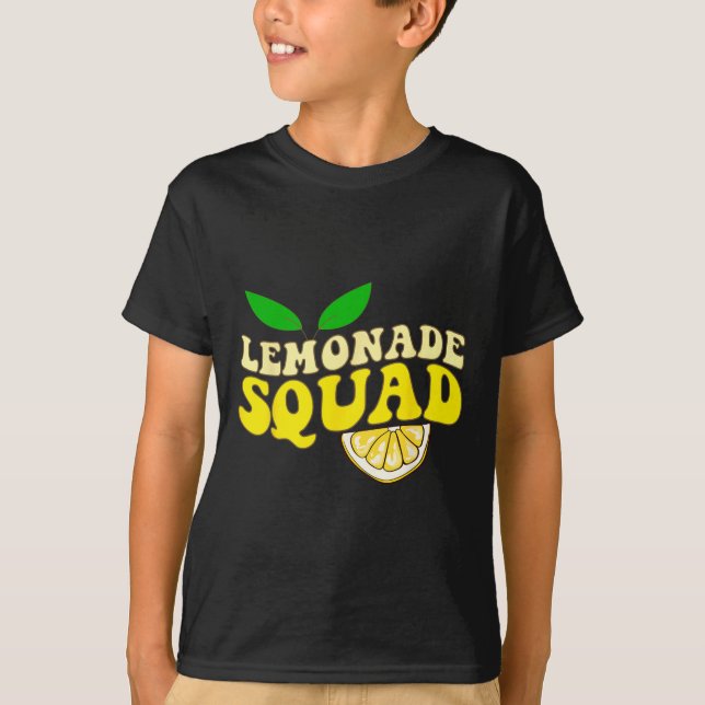 Lemonade Squad Funny For Stand Boss Lemon Juice Su T-Shirt (Front)