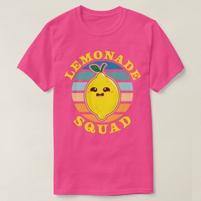 Lemonade Squad Funny Lemonade Stand Summer 1 T-Shirt (Design Front)