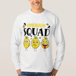 Lemonade Squad Summer Funny Lemon Fruit Lovers T-Shirt