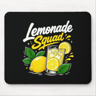 Lemonade squad summer lemon drink lover crew mouse pad