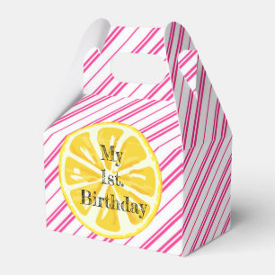 Lemonade Stand Birthday Party  Favour Box