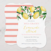 Lemonade Stand Birthday Party For Little Girl