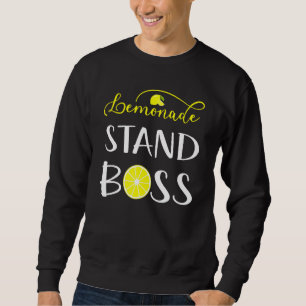 Lemonade Stand Boss Ceo Lemon Crew Fun Entrepreneu Sweatshirt