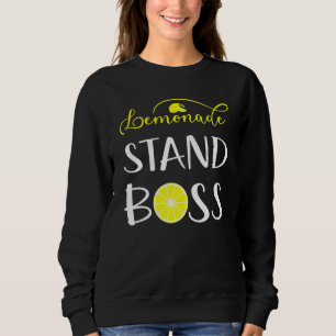 Lemonade Stand Boss Ceo Lemon Crew Fun Entrepreneu Sweatshirt