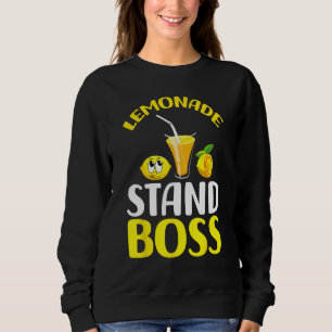 Lemonade Stand Boss Funny lemonade summer Sweatshirt