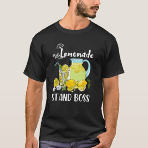 Lemonade Stand Boss Funny Lemonade Summer Tee