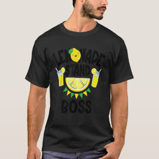 Lemonade Stand Boss Kids Parents T-Shirt