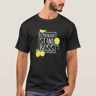 Lemonade Stand Boss  Lemon Juice Business T-Shirt