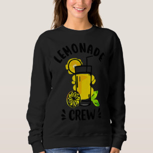Lemonade Stand Boss Lemon Juice Lemonade Crew Sweatshirt