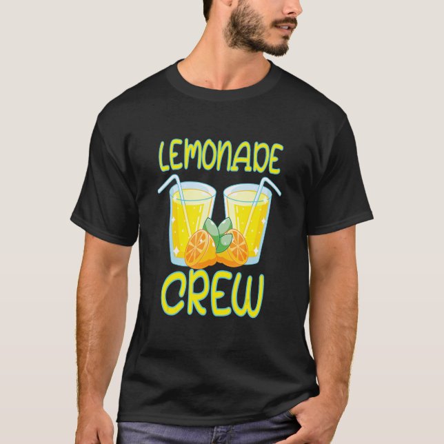 Lemonade Stand Crew Security Boss Lemons Juice  11 T-Shirt (Front)