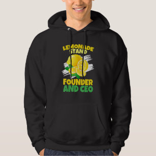 Lemonade Stand Founder And CEO Lemon Lover Squad Hoodie