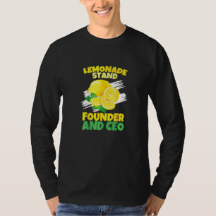 Lemonade Stand Founder And Ceo Lemonade Stand Crew T-Shirt