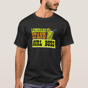Lemonade Stand Girl Boss Lemon Juice Business T-Shirt