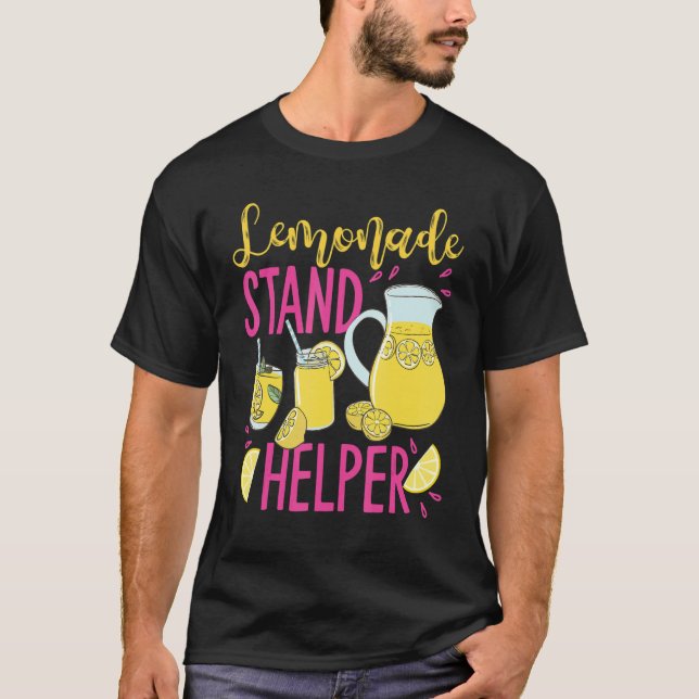 Lemonade Stand Helper For Crew T-Shirt (Front)