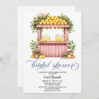 Lemonade Stand Mediterranean Summer Bridal Shower