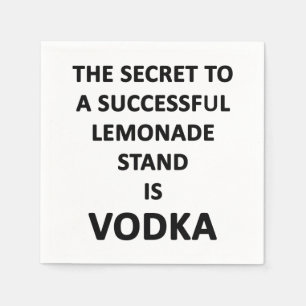Lemonade Stand Napkin
