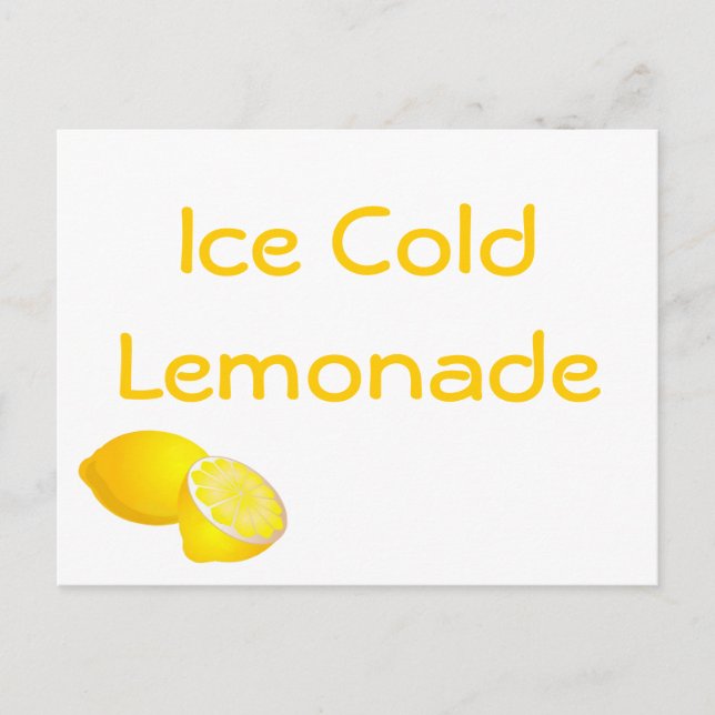 Lemonade Stand Postcard (Front)