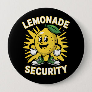 Lemonade Stand Security 10 Cm Round Badge