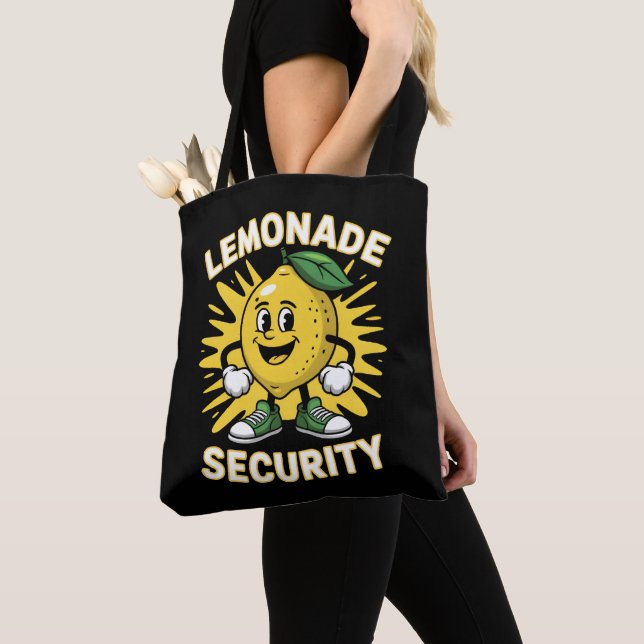 Lemonade Stand Security Tote Bag (Close Up)