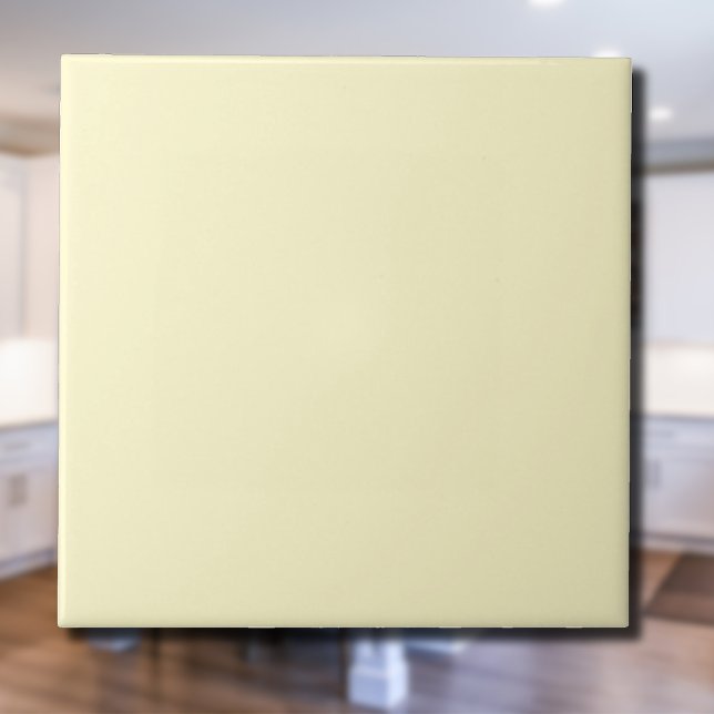 Lemonade Yellow Solid Colour | Classic Elegant Tile (Creator Uploaded)