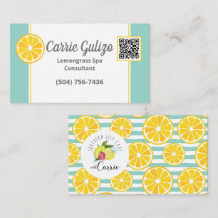 Lemongrass Spa business card