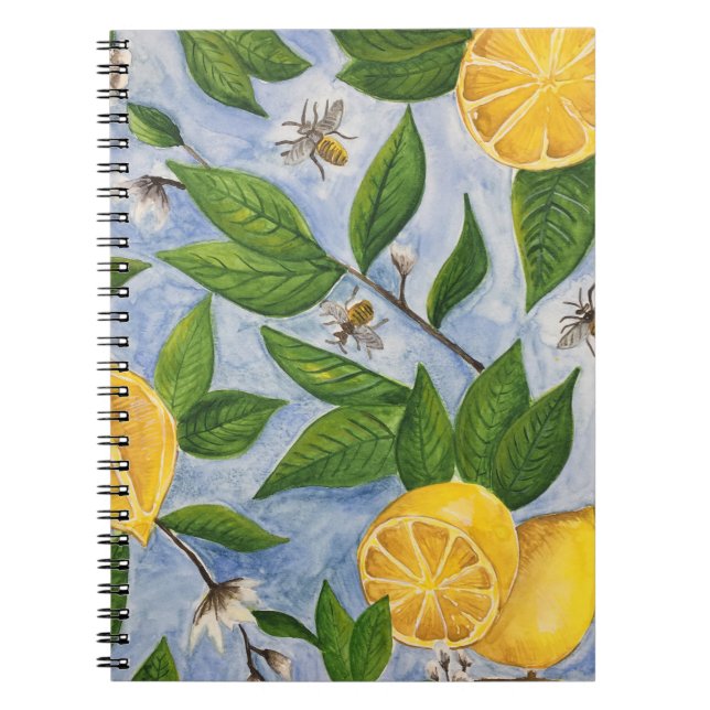 Lemons and Bees Notebook (Front)