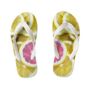 Lemons and Grapefruit Kid's Jandals