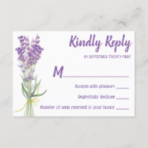 Lemons and Lavender - Response Card