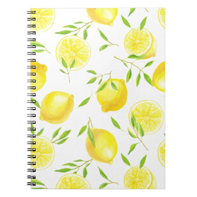 Lemons and leaves notebook (Front)
