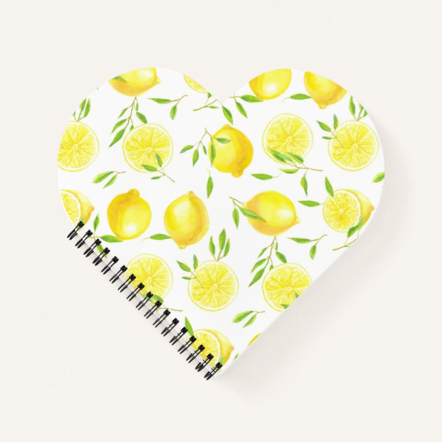 Lemons and leaves notebook (Front)
