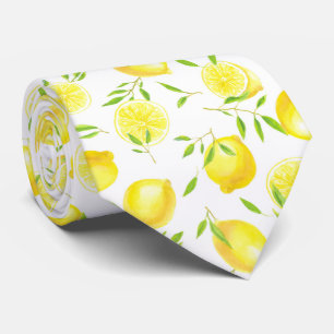 Lemons and leaves tie