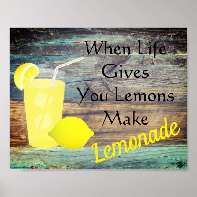 Lemons and Lemonade Poster (Front)