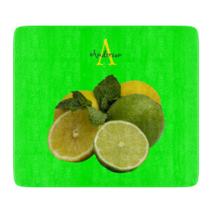 Lemons and Limes Cutting Board