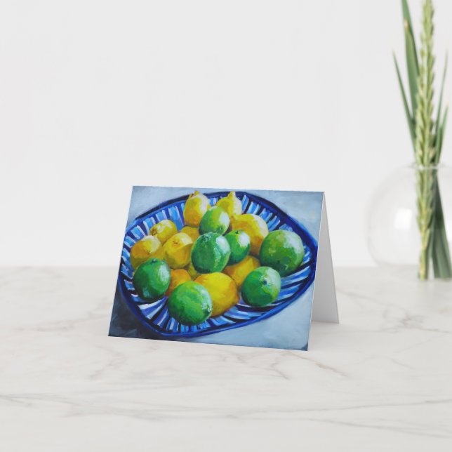 Lemons and Limes Note Card (Front)