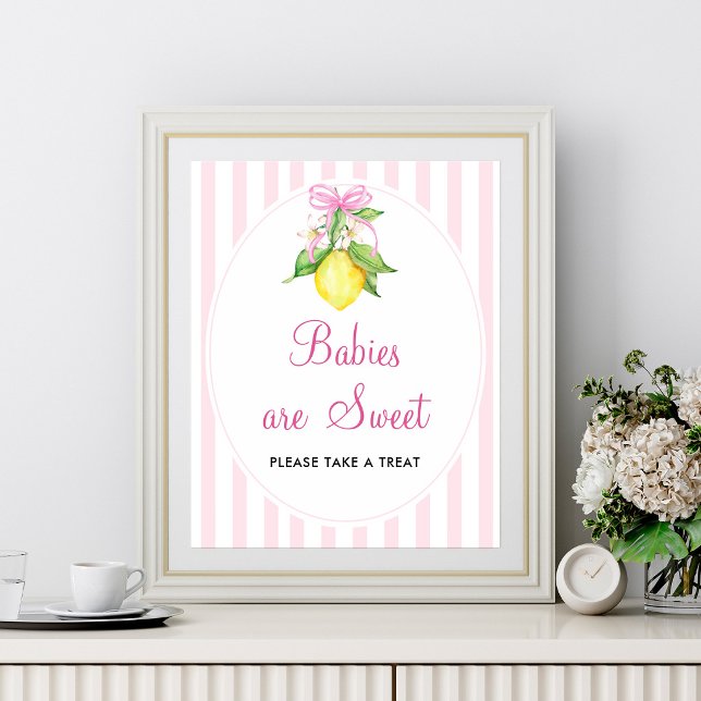 Lemons Babies are Sweet Table Sign (Creator Uploaded)