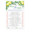 Lemons Blossom Greenery Chic Bridal Shower Game