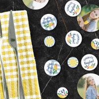 Lemons Blue Stripes Freshly Graduated Photo