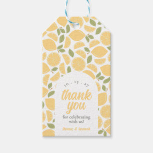 Lemons Bridal Shower or Wedding Personalised  Gift Tags