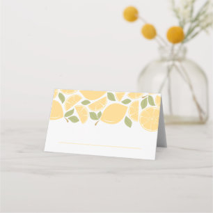 Lemons Bridal Shower or Wedding Place Card