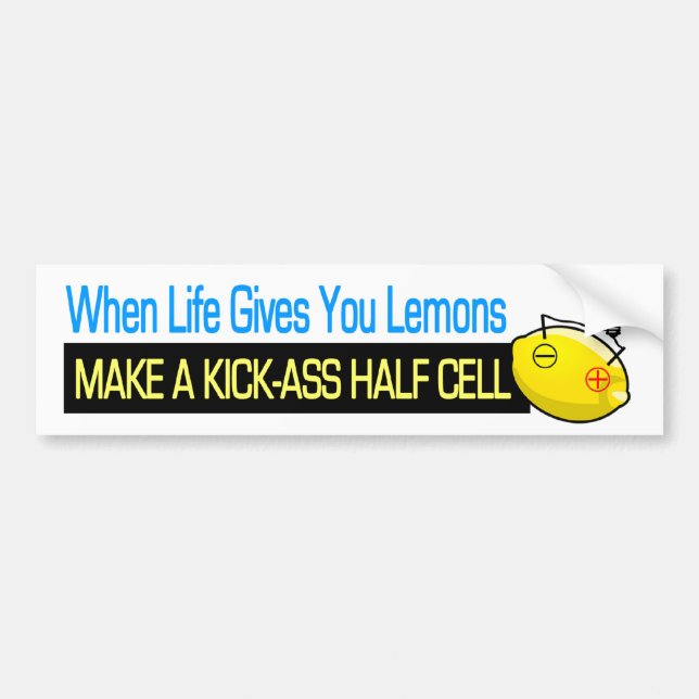 Lemons Bumper Sticker (Front)