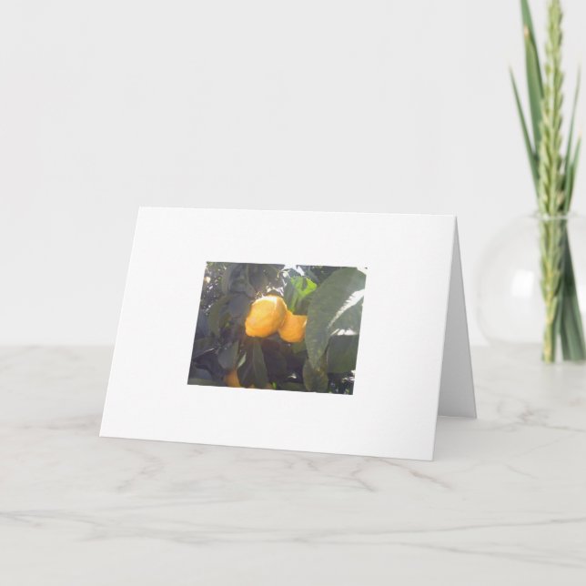 Lemons? Card (Front)