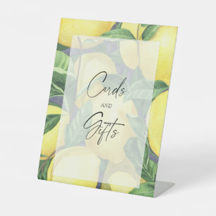 LEMONS - CARDS AND GIFTS Poster Pedestal Sign