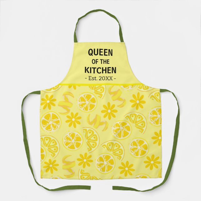 lemons citrus lemonade chef yellow apron (Front)