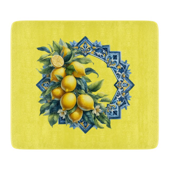 Lemons Cutting Board (Front)