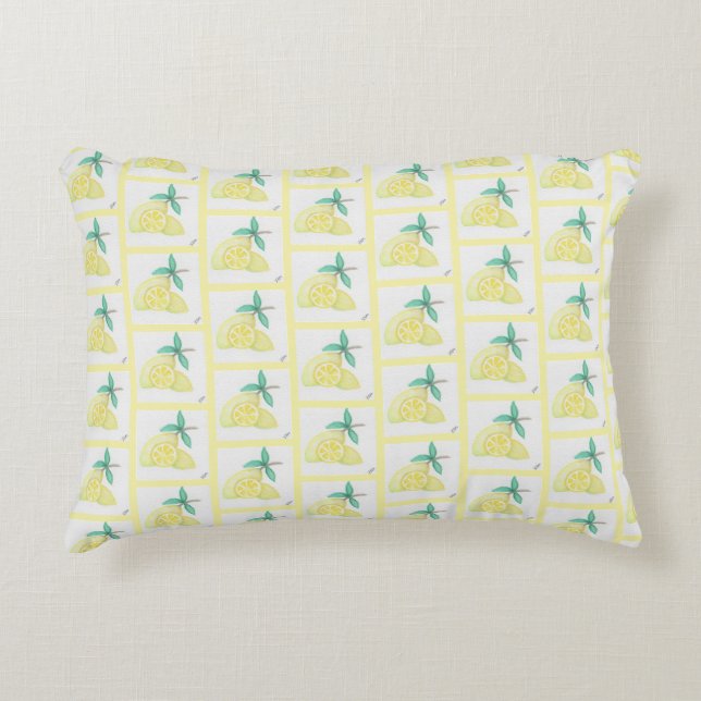 Lemons Decorative Cushion (Front)