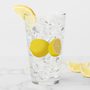 Lemons Drinking Glass